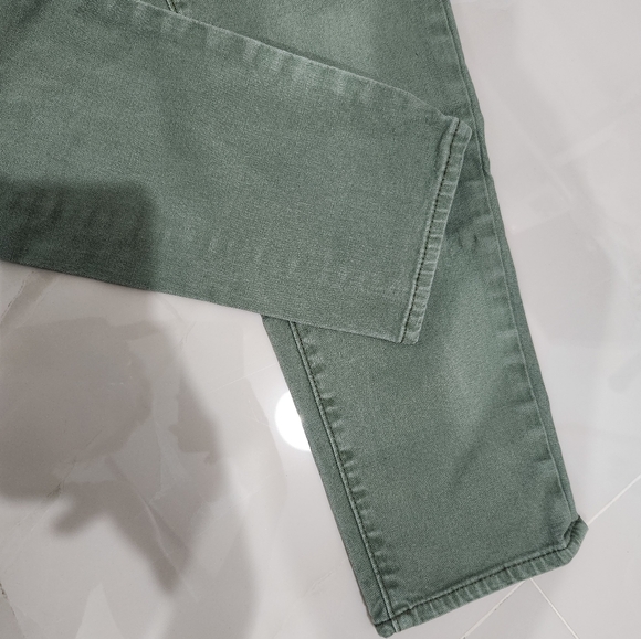 Lucky Brand Sienna Slim Boyfriend Denim 🍂 Khaki Green - Picture 7 of 10